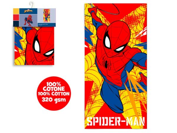TELO MARE COTONE 100% SPIDERMAN